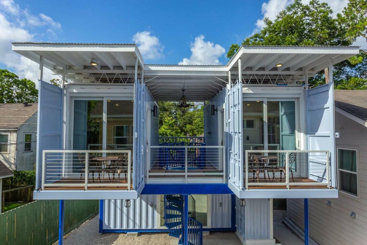 ヒューストンEast Downtown Micro-Luxe Container Living Pod #9アパートメント エクステリア 写真