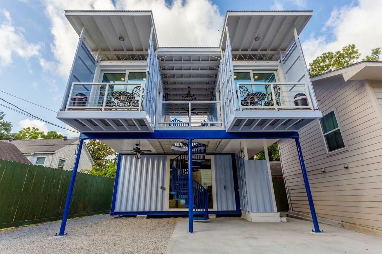 ヒューストンEast Downtown Micro-Luxe Container Living Pod #9アパートメント エクステリア 写真