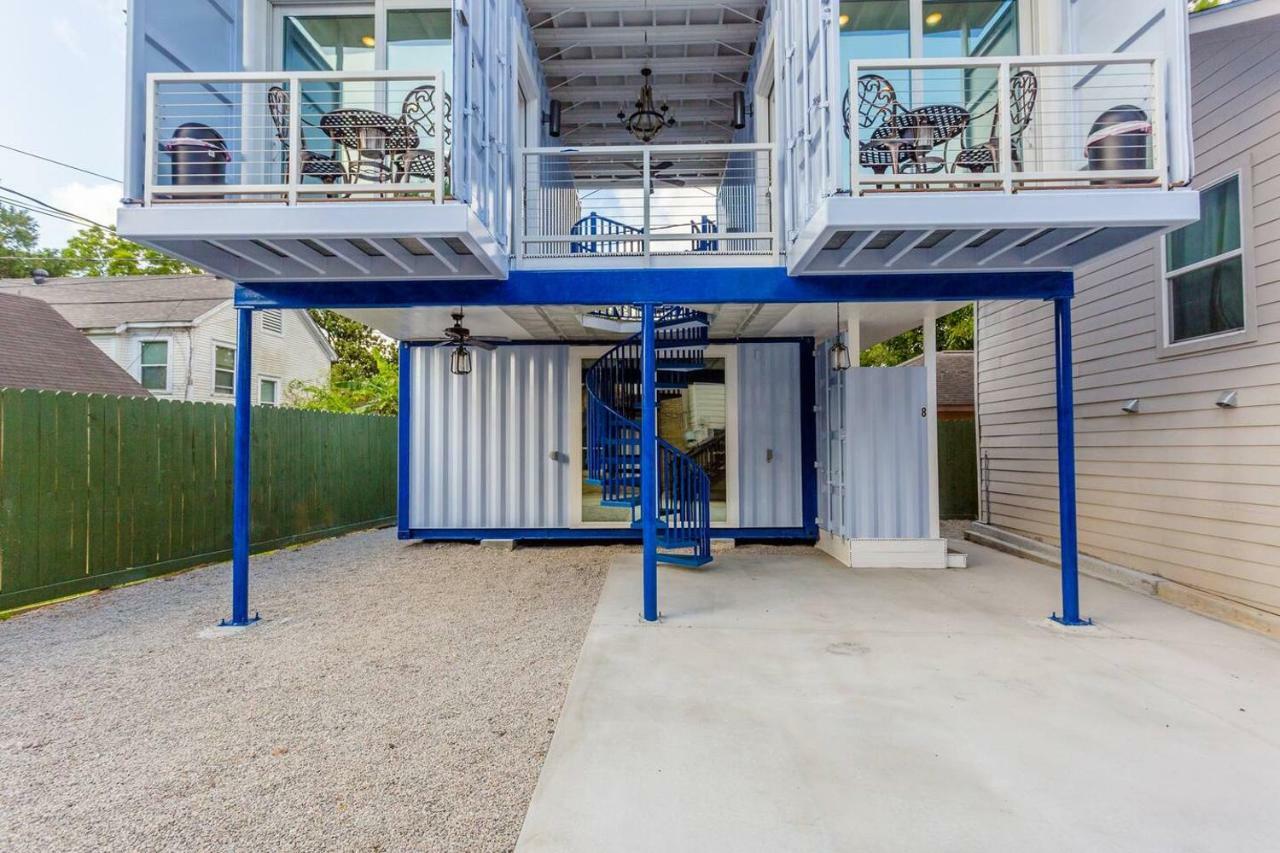 ヒューストンEast Downtown Micro-Luxe Container Living Pod #9アパートメント エクステリア 写真