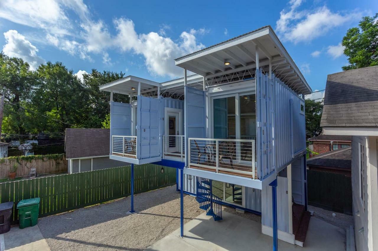 ヒューストンEast Downtown Micro-Luxe Container Living Pod #9アパートメント エクステリア 写真