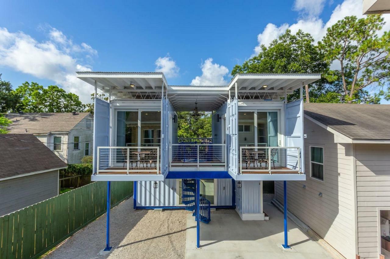 ヒューストンEast Downtown Micro-Luxe Container Living Pod #9アパートメント エクステリア 写真