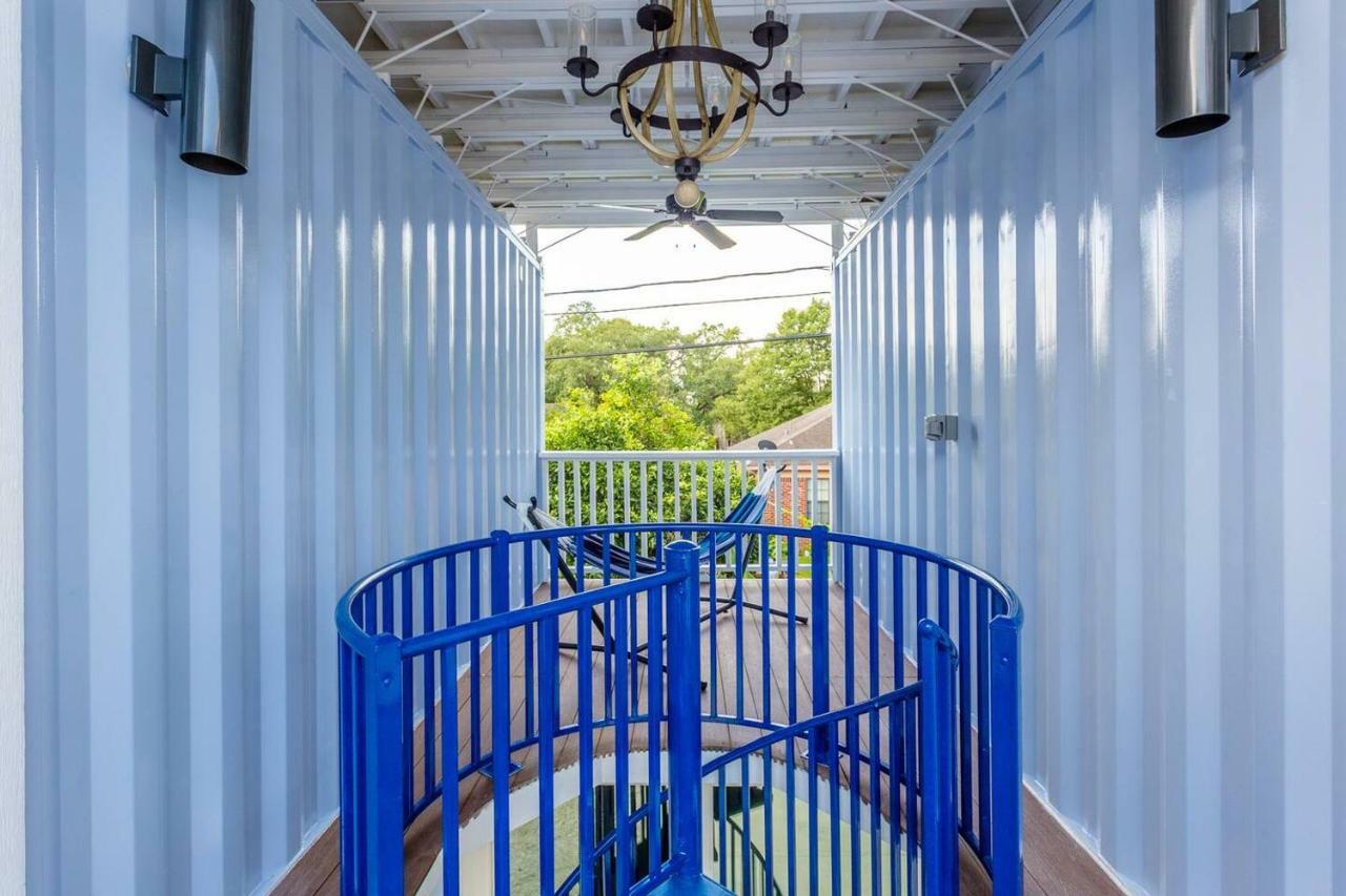 ヒューストンEast Downtown Micro-Luxe Container Living Pod #9アパートメント エクステリア 写真